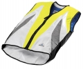 Evaporative Cycling Cool Vest - Lime/Silver/White - Large